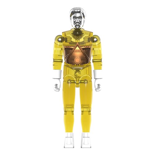 Micronauts Time Traveler (Translucent Yellow) 3 3/4-Inch ReAction+ Figure
