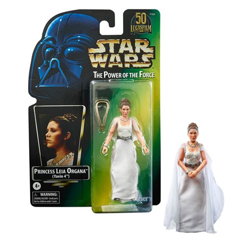 Star Wars The Black Series The Power of the Force Princess Leia Organa (Yavin IV) 6-Inch Action Figu