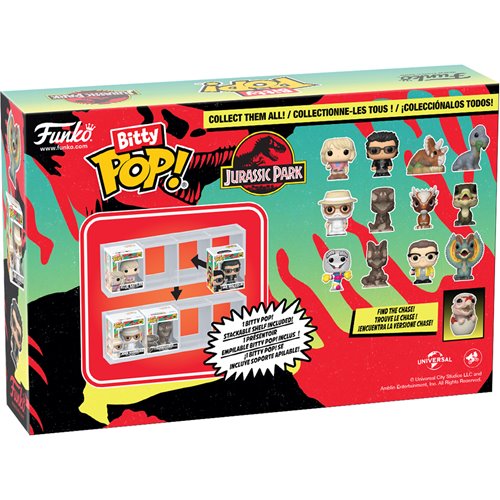 Jurassic Park Mr. DNA Funko Bitty Pop! Mini-Figure 4-Pack