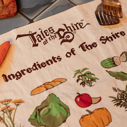 Tales of the Shire 2025 Ingredients of The Shire Tea Towel