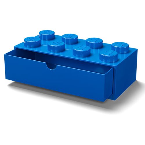 LEGO Blue Desk Drawer 8 Storage Box