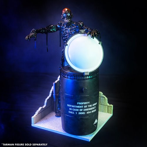 The Return of the Living Dead 245 Trioxin Barrel Diorama Set