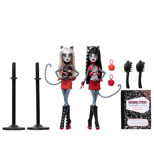 Monster High Boo-riginal Creeproduction Meowlody and Purrsephone Doll 2-Pack