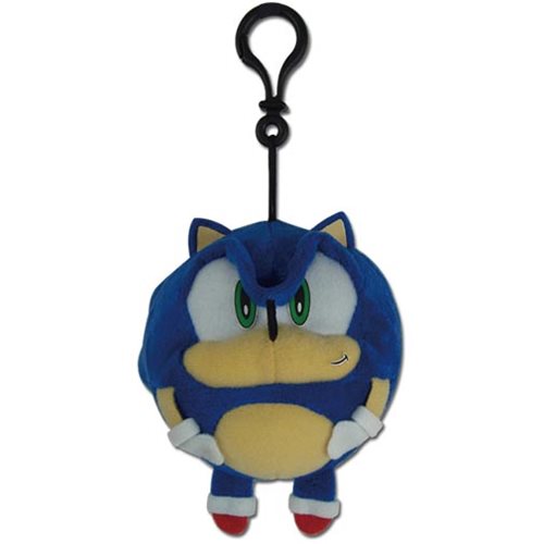 Sonic The Hedgehog Ball Plush Key Chain