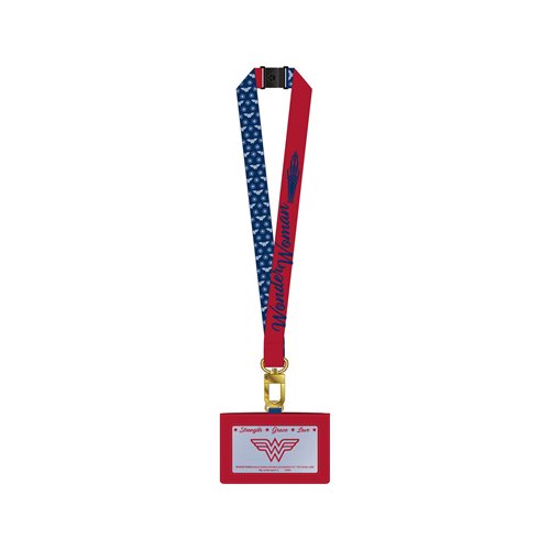 Wonder Woman Deluxe Lanyard with Card Holder
