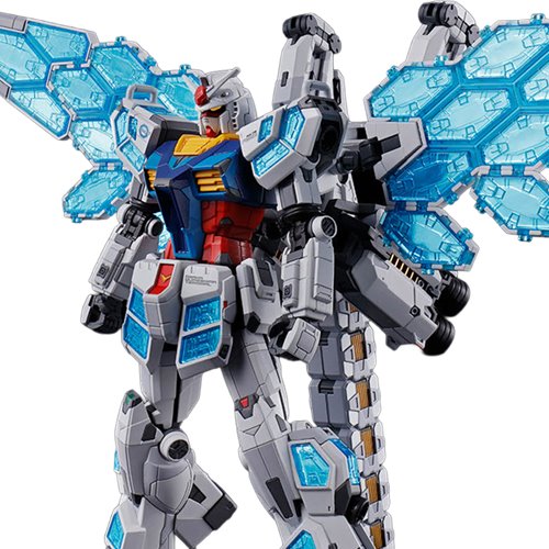 Gundam: Next Universal Century RX-78F00/E Gundam EX-001 G.L.R.S.S. Feather Unit Entry Grade 1:144 Scale Model Kit