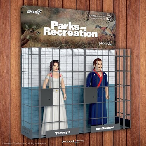 Parks and Recreation Ron and Tammy #2 3 3/4-Inch ReAction Figure 2-Pack