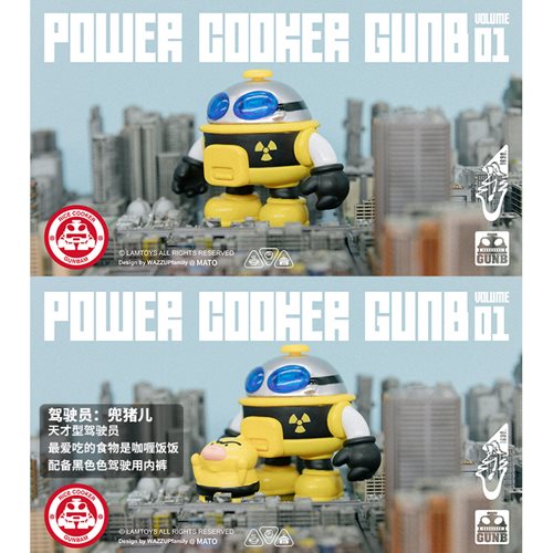 GUNB Power Cooker Series Blind Box Vinyl Figure Case of 8