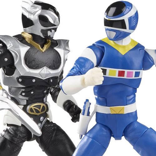 Power Rangers Lightning Collection In Space Blue Ranger Vs. Silver Psycho Ranger 6-Inch Action Figures