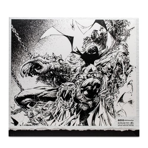 Spawn Deluxe Autographed Line Art Gold Label 7-Inch Scale Action Figure - Entertainment Earth Exclus