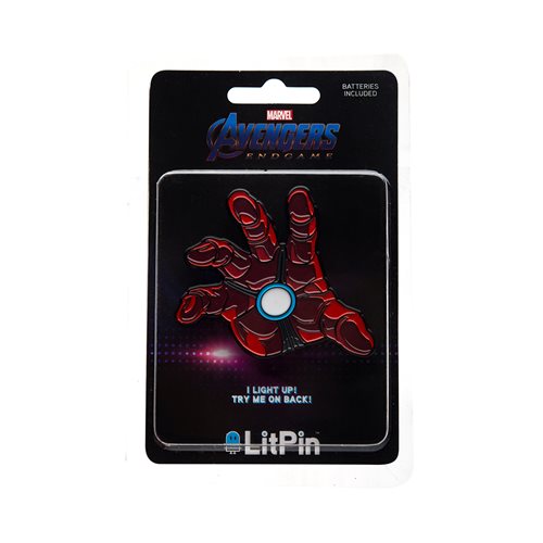 Iron Man Hand Light-Up Pin