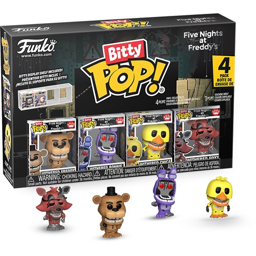 Five Nights at Freddy's Withered Funko Bitty Pop! Mini-Figure 4-Pack