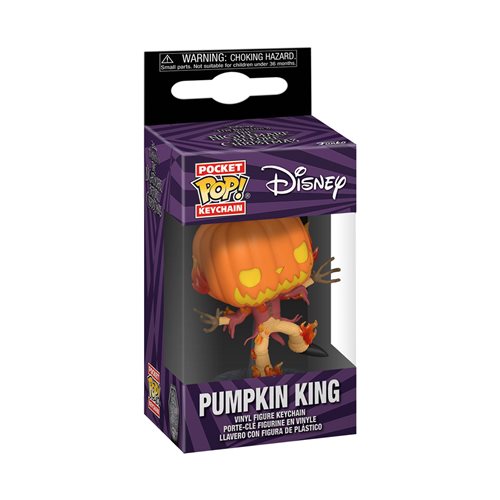 The Nightmare Before Christmas 30th Anniversary Pumpkin King Pocket Pop! Key Chain
