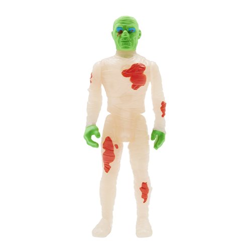Universal Monsters The Mummy Glow-In-The-Dark Costume Colors ReAction Figure