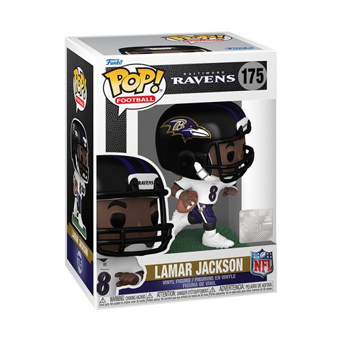 NFL Baltimore Ravens Lamar Jackson (Away) Pop! Vinyl Figure