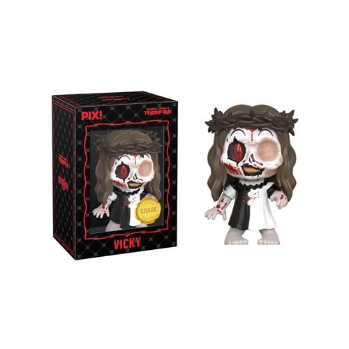 Terrifier The Little Pale Girl with Art the Clown Head Pix! Vinyl Figure