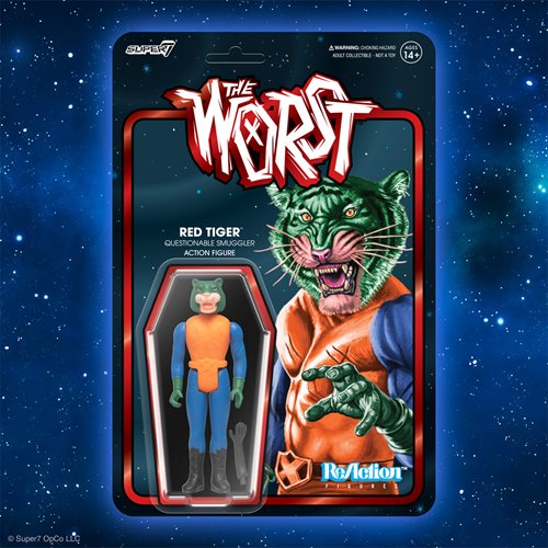 The Worst Red Tiger (Scum Squad) 3 3/4-Inch ReAction Figure