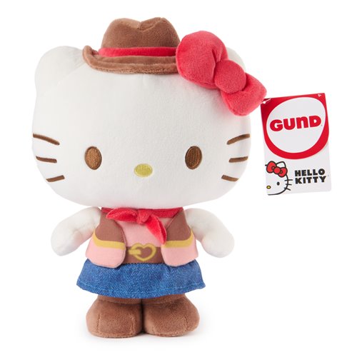 Sanrio Hello Kitty Rodeo Cowgirl 9 1/2-Inch Plush