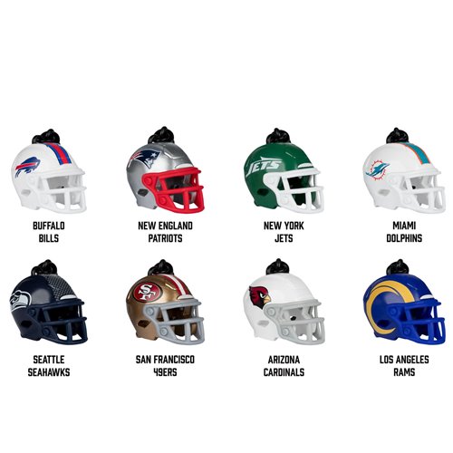 NFL McFarlane SportsPicks Helmets Series 1 Backpack Clips Blind Bag Case of 24