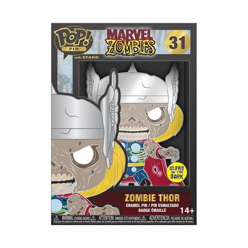 Marvel Zombies Thor Large Enamel Funko Pop! Pin