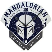 Star Wars The Mandalorian Bounty Hunter Wall Clock