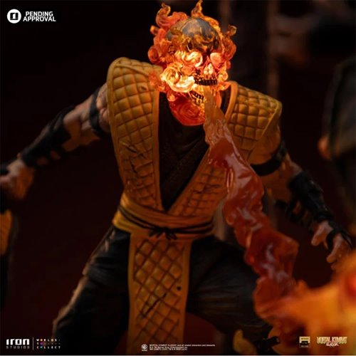 Mortal Kombat Scorpion Fatality 1:10 Deluxe Art Scale Limited Edition Statue