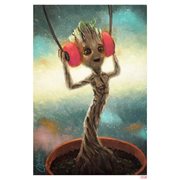 Marvel Baby Groot by Christopher Clark Paper Giclee Art Print
