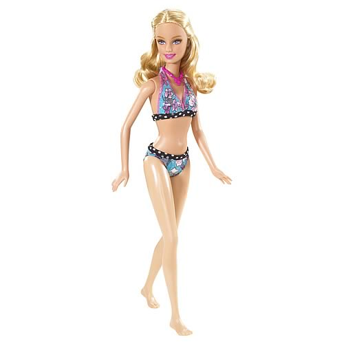 Barbie in A Mermaid Tale Blonde Doll Pink Bikini Bath Play 2009 R4199 NEW