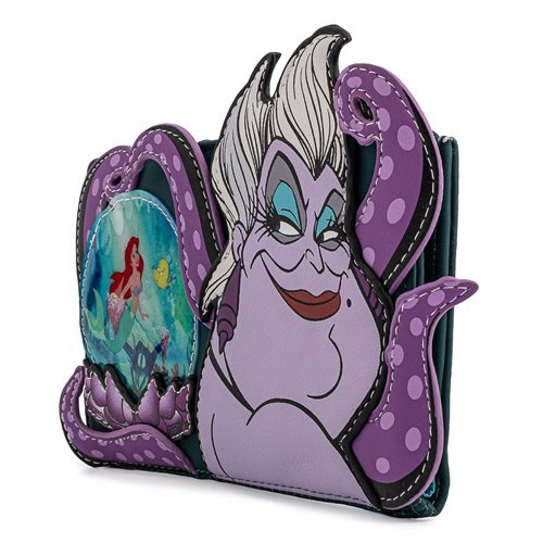 The Little Mermaid Ursula Crystal Ball Flap Wallet