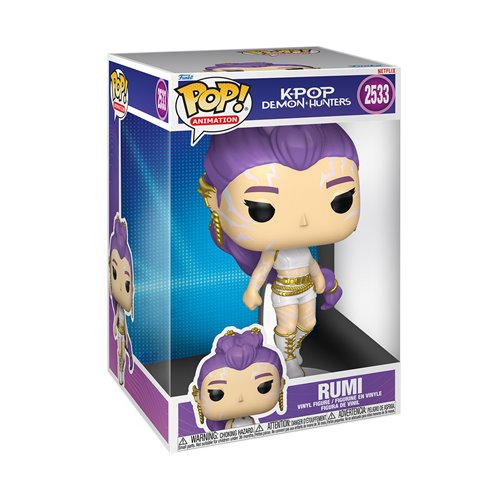 KPop Demon Hunters Rumi Jumbo 10-Inch Funko Pop! Vinyl Figure #2533