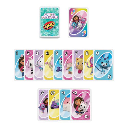 UNO Junior Gabby's Dollhouse Card Game