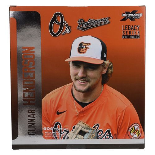MLB SportsPicks Baltimore Orioles Gunnar Henderson 7-Inch Posed Figure