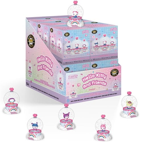 Hello Kitty and Friends Y2K Mystery Mini Glitter Globe Display Case of 12