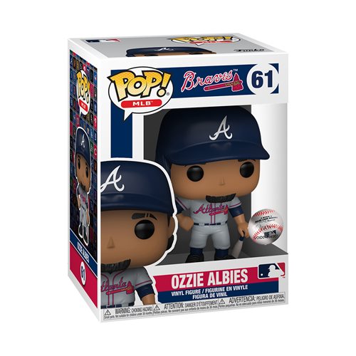 MLB Braves Ozzie Albies (Road Uniform) Pop! Vinyl Figure