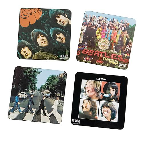 The Beatles Album Cover Coaster Set #3 