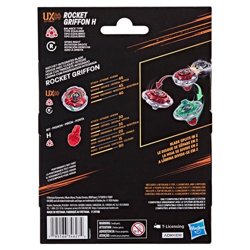 Beyblade X Rocket Griffon H UX Infinity Starter Pack Set