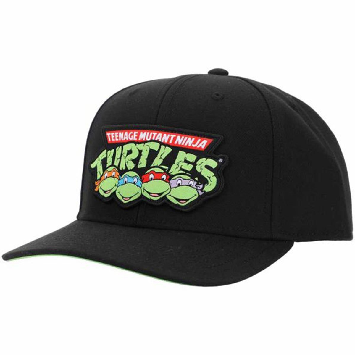 Teenage Mutant Ninja Turtles Baseball Cap, TMNT Adult Skater Snapback  Baseball Hat with Flat Brim, Black, One Size at  Men's Clothing store