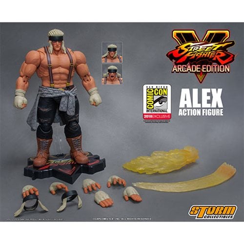 Street Fighter V Alex 1:12 Scale Action Figure - SDCC 2018 Exclusive