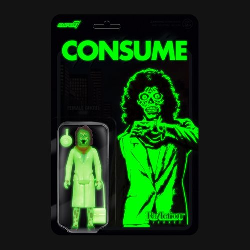 They Live Female Ghoul (Glow) 3 3/4-Inch ReAction Figure