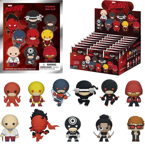 Daredevil Classic 3D Foam Bag Clip Display Case of 24