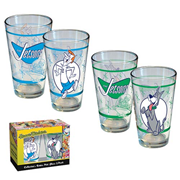 The Jetsons George and Astro Retro Pint Glass 2-Pack