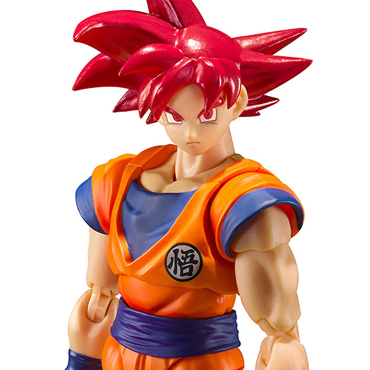 SHF Dragon Ball Z Super Saiyan God Red Hair Son Goku 6 Action