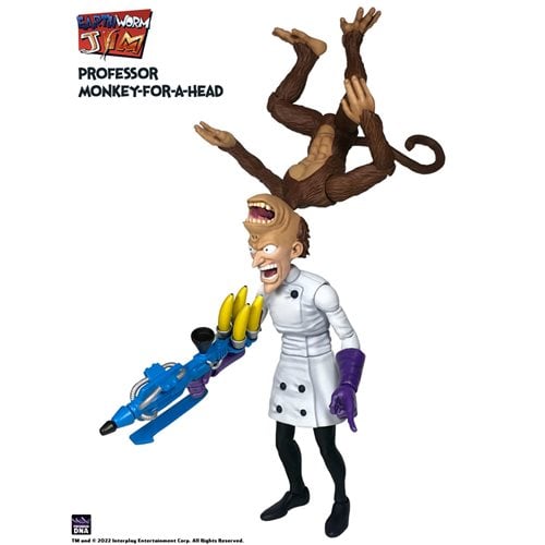 Earthworm Jim Professor Monkey-For-A-Head Action Figure