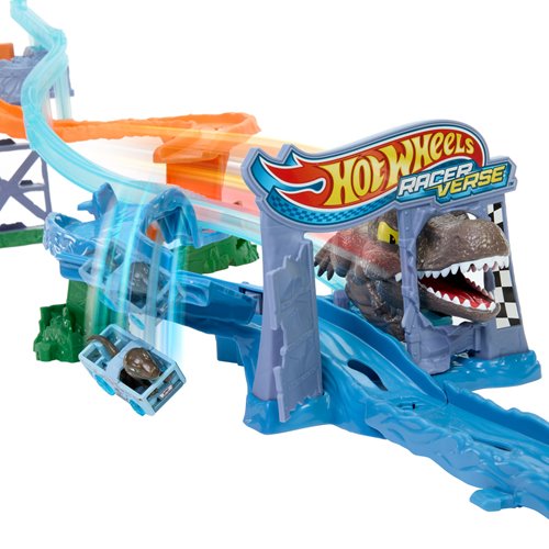 Hot Wheels RacerVerse Jurassic World Track Set