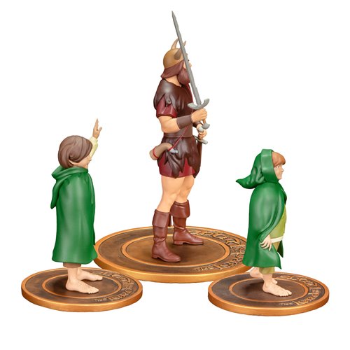 The Lord of the Rings Animated Film PVC Wave 2 Figures Set of 3