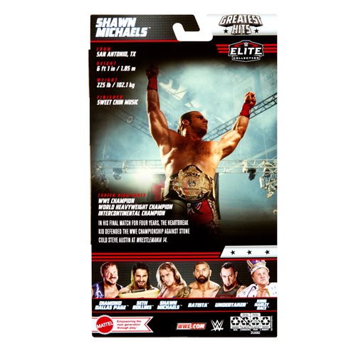 WWE Elite Collection Greatest Hits 2023 Shawn Michaels Action Figure