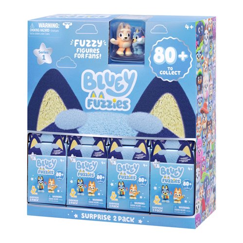 Bluey Fuzzies Series 14 Surprise Mini-Figure 2-Pack Case of 23