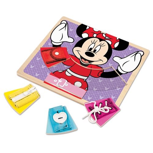 Minnie Mouse Wooden Basic Skills Board