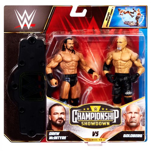 WWE Championship Showdown Series 8 Drew McIntyre vs Goldberg Action Figure 2-Pack