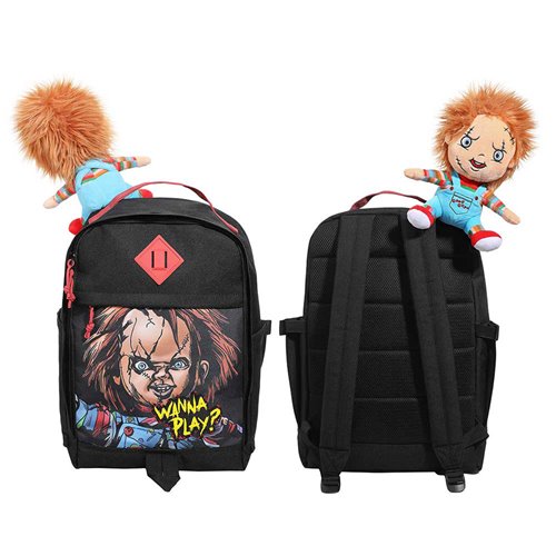 Childs Play Chucky Wanna Play Plush Backpack display picture 2